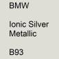 Preview: BMW, Ionic Silver Metallic, B93.